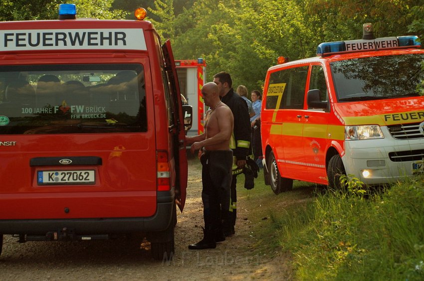 Person ertrunken Baggerloch Koeln Brueck Neubruecker Ring P221.JPG
